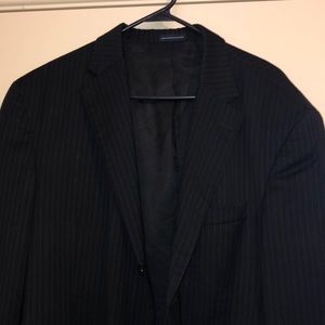 Stripped Long Suit Coat